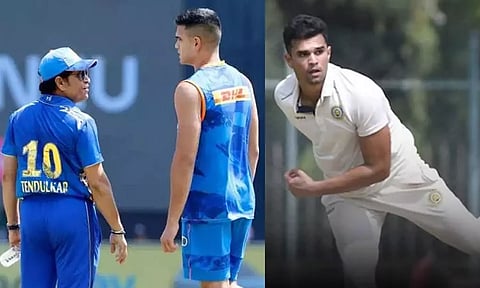 ரஞ்சி போட்டியில் முதல்முறையாக 5 விக்கெட்டுகள் வீழ்த்தி அர்ஜுன் டெண்டுல்கர் அசத்தல்