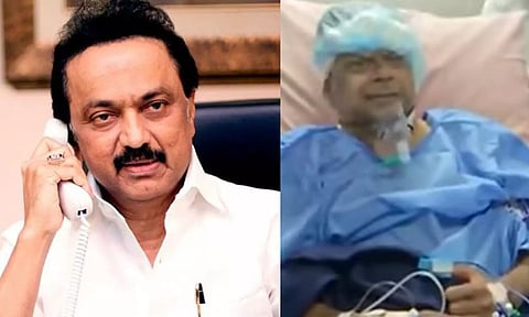 மருத்துவர் பாலாஜியிடம் நலம் விசாரித்தார் முதலமைச்சர் மு.க.ஸ்டாலின்