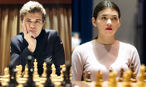 ரேபிட் செஸ் போட்டி: கார்ல்சென், கோரியச்கினா ஆதிக்கம்