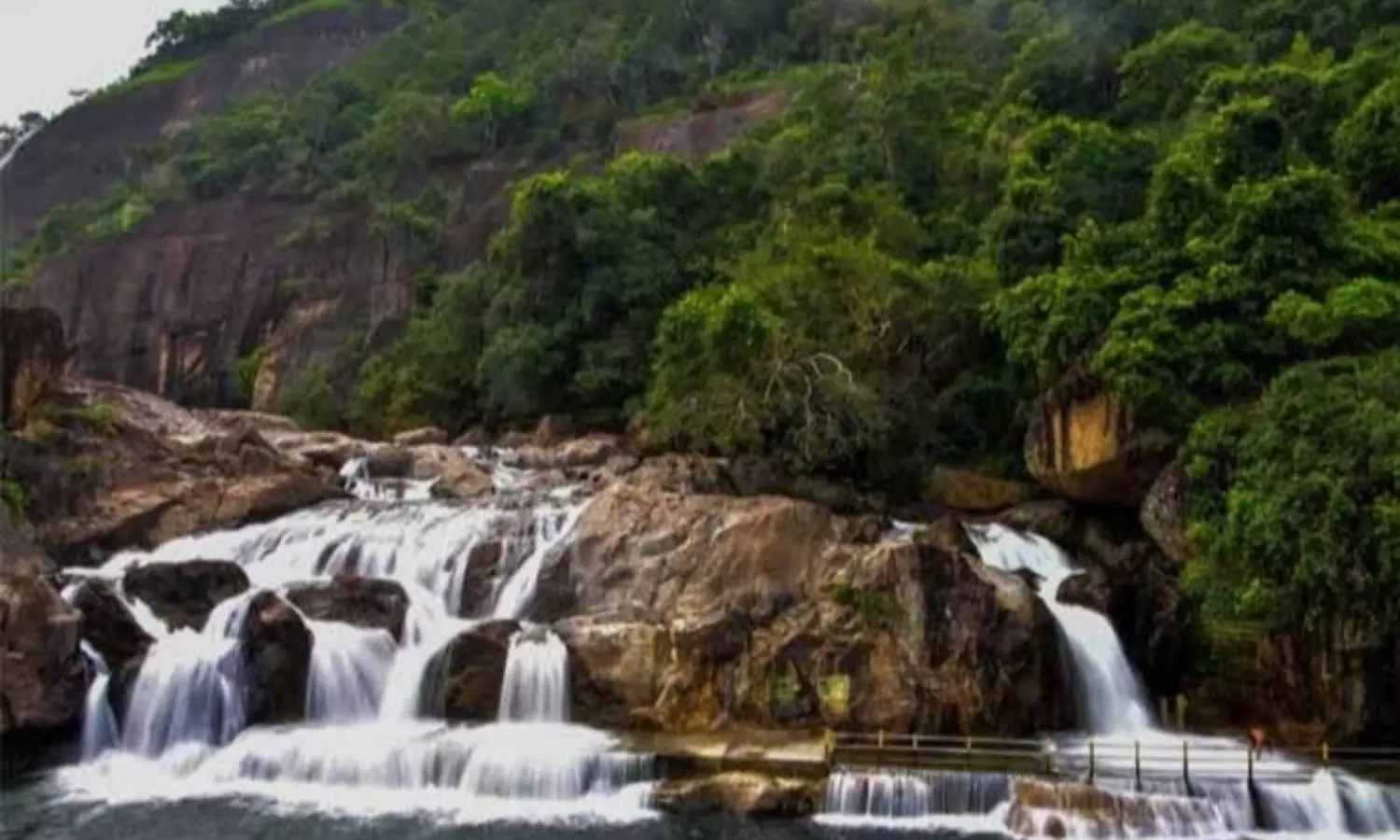 களக்காடு தலையணையில் நீர்வரத்து அதிகரிப்பு: மணிமுத்தாறில் குளிக்க தடை