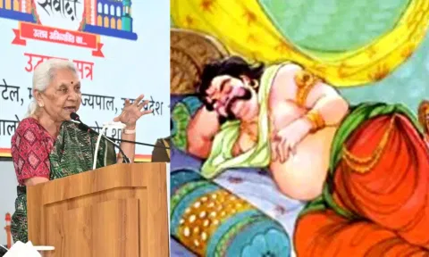 கும்பகர்ணன் 6 மாதம் தூங்கமாட்டார்.. ரகசியமாக இயந்திரங்களை உருவாக்குவார்- உ.பி. கவர்னர்