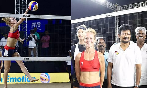 மாமல்லபுரத்தில் சர்வதேச பீச் வாலிபால் தொடர் - துணை முதல்வர் உதயநிதி தொடங்கி வைத்தார்