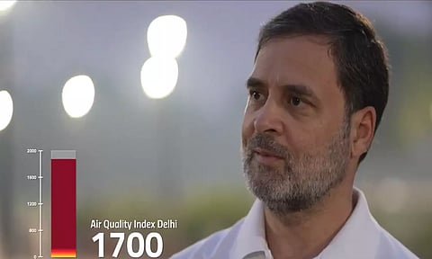 வட இந்தியாவில் நிலவும் காற்று மாசு தேசிய அவசர நிலை- ராகுல் காந்தி