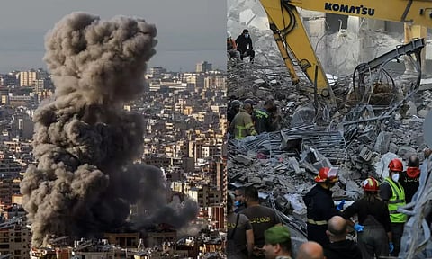 லெபனானில் குடியிருப்புகளை குண்டுவீசி தகர்க்கும் இஸ்ரேல்.. 20 பேர் பலி -  3,670 ஆக உயர்ந்த உயிரிழப்பு