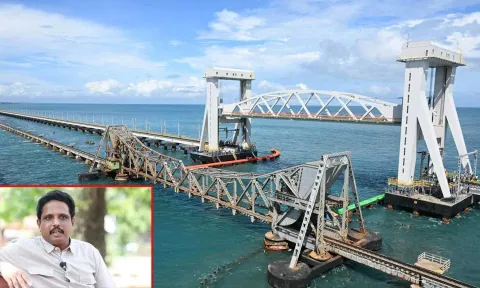 பாதுகாப்பை கேள்விக்குறியாக்கும் பாம்பன் பாலம்- ரெயில்வே அமைச்சர் பதிலளிப்பாரா? : சு.வெங்கடேசன் எம்.பி.