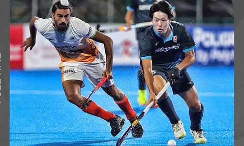 ஜூனியர் ஆசிய கோப்பை ஹாக்கி: ஜப்பானை 3-2 என வீழ்த்தி திரில் வெற்றி பெற்றது இந்தியா