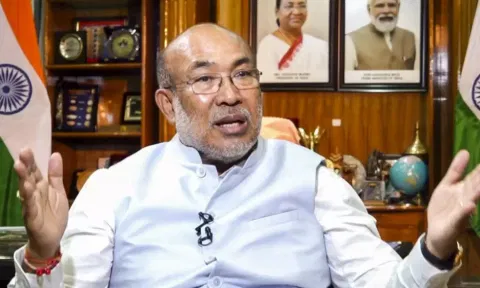 மிசோரமில் NDA கூட்டணியில் உள்ள MNF-ஐ 'தேச விரோத' கட்சியாக அறிவித்த மணிப்பூர் பாஜக அரசு