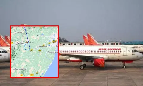 வானில் வட்டமடிக்கும் விமானங்கள்.. சென்னையில் பெய்து வரும் கனமழையால் விமான சேவை பாதிப்பு