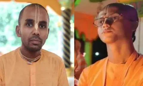 சிறையில் சின்மோய் தாஸ்.. சாப்பாடு கொடுக்க வந்த 2 இஸ்கான் சாமியார்களையும்  கைது செய்த வங்கதேச போலீஸ்
