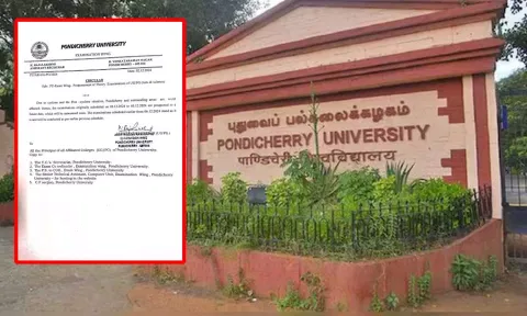 கனமழை பாதிப்புகள் காரணமாக புதுச்சேரி பல்கலைகழக தேர்வுகள் ஒத்திவைப்பு
