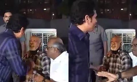 வினோத் காம்ப்ளியை சந்தித்து நலம் விசாரித்த சச்சின்- வீடியோ வைரல்