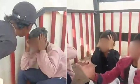 'ஜெய் ஸ்ரீ ராம்' கூறுமாறு முஸ்லிம் சிறுவர்களை அடித்து கொடுமைப்படுத்திய நபர் - வீடியோ வைரல்