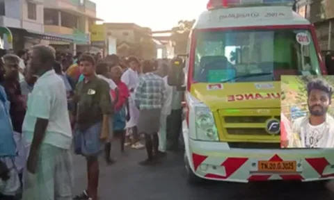 தஞ்சாவூரில் பரபரப்பு- பயணிகள் கண் எதிரே மினி பேருந்து ஓட்டுநர் வெட்டிக் கொலை