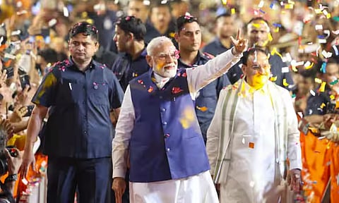 2024 ரீவைண்ட்: மத்தியில் மீண்டும் பா.ஜ.க. ஆட்சி-ஹாட்ரிக் அடித்த பிரதமர் மோடி