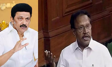 முதல்வர் ஸ்டாலின் இதுபோன்று பேசுவது அழகல்ல: தம்பிதுரை எம்.பி.