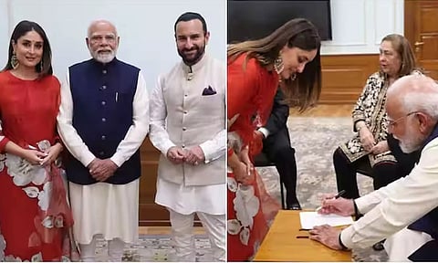 கரீனா கபூர் குடும்பத்துடன் புகைப்படம் எடுத்துக்கொண்ட பிரதமர் மோடி
