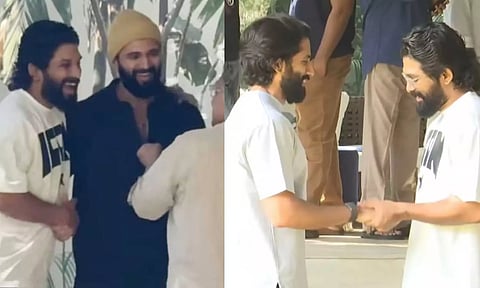 ஜாமினில் வெளியே வந்த அல்லு அர்ஜுனை சந்தித்து ஆதரவு தெரிவித்த சக நடிகர்கள்