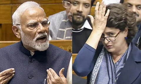 'ரத்த ருசி கண்ட காங்கிரஸ்..' மோடியின் பேச்சு  2 கணக்கு பீரியட் ஒன்னா வந்த மாதிரி - பிரியங்கா சலிப்பு