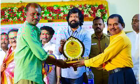 சங்கரதாஸ் சுவாமிகள் குருபூஜையில் கலந்து கொண்ட நடிகர் சௌந்தரராஜா