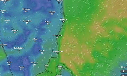 இன்று உருவாகும் புதிய காற்றழுத்த தாழ்வு பகுதி