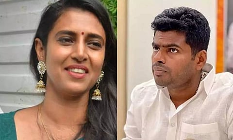 அண்ணாமலையுடன் கஸ்தூரி சந்திப்பு