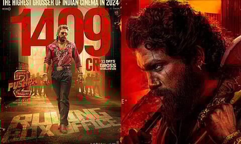 11 நாட்களில் 1409 கோடி வசூல் சாதனை படைத்த புஷ்பா 2.. தங்கல் படத்தின் சாதனையை முறியடிக்குமா?