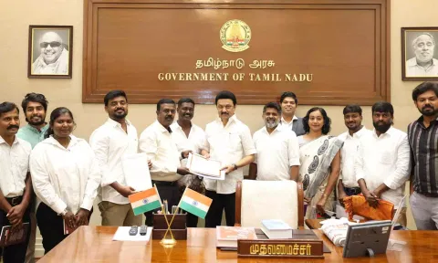'சென்னை பத்திரிகையாளர் மன்றத்தின்' புதிய நிர்வாகிகளுக்கு முதல்வர் மு.க.ஸ்டாலின் வாழ்த்து