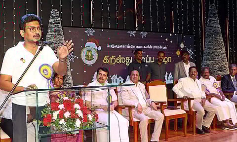 எல்லா மதங்களும் அன்பை தான் போதிக்கிறது: நான் ஒரு கிறிஸ்தவன் என்று சொல்வதில் பெருமை- உதயநிதி