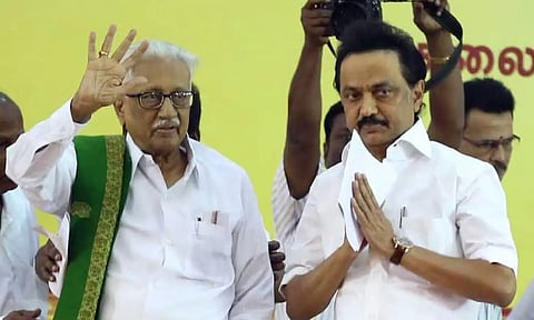 பேராசிரியர் அன்பழகன் புகழை போற்றுவோம்- முதலமைச்சர் மு.க.ஸ்டாலின் வாழ்த்து