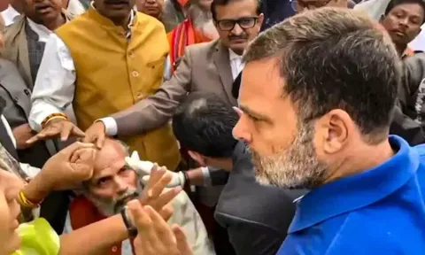 பாஜக எம்.பி.க்களுக்கு காயம் - ராகுல் காந்தி மீது வழக்கு பதிவு