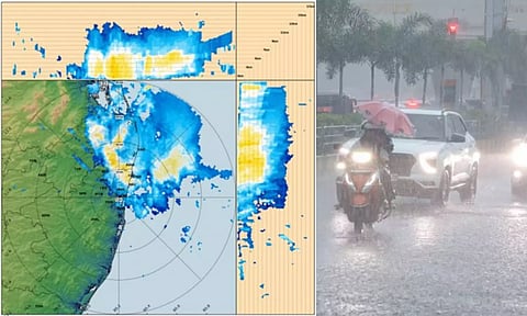 சென்னை உள்பட 4 மாவட்டங்களில் காலை 10 மணி வரை மழைக்கு வாய்ப்பு - வானிலை ஆய்வு மையம்