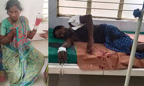 சிறுவன் தாக்கப்பட்டதை தட்டிக்கேட்ட 2 பேருக்கு கத்திக்குத்து