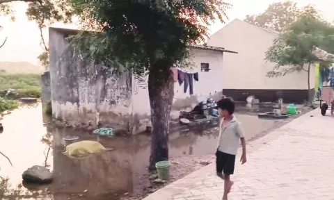 குடியிருப்புகளில் புகுந்து வீடுகளை சூழ்ந்த கிருதுமால் ஆற்று வெள்ளநீர்- தடுப்புச்சுவர் கட்ட பொதுமக்கள் வலியுறுத்தல்