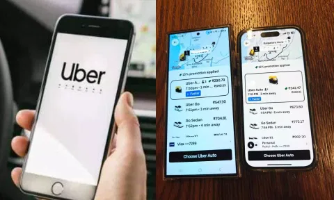 ஆண்ட்ராய்டு போனை விட ஐபோனில் ஊபர் கட்டணம் அதிகமா? - வைரலாகும் ஸ்க்ரீன்ஷாட்