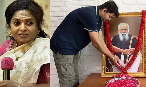 எம்ஜிஆருக்கு விஜய் ஏன் அஞ்சலி செலுத்தவில்லை? - தமிழிசை கேள்வி