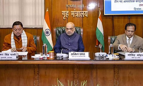 உத்தரகாண்டில் 3 புதிய குற்றவியல் சட்டங்களை விரைவாக 100 சதவீதம் அமல்படுத்த அமித் ஷா வலியுறுத்தல்