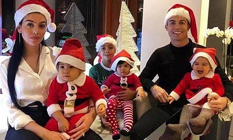 குடும்பத்துடன் கிறிஸ்துமஸ் கொண்டாடிய ரொனால்டோ