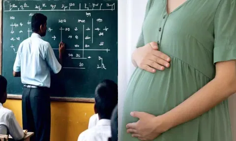 அது எப்படி திமிங்கலம்.. ஆண் ஆசிரியருக்கு மகப்பேறு விடுப்பு வழங்கிய பீகார் அரசுப் பள்ளி