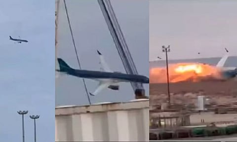 VIDEO:கஜகஸ்தானில் பயங்கரம்.. பயணிகளுடன் கீழே விழுந்து வெடித்த விமானம் - 42 பேர் பலி