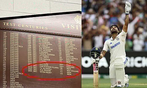 மெல்போர்ன் மைதானத்தில் உள்ள HONOURS BOARD-ல் இடம் பெற்ற நிதிஷ் குமார் பெயர்
