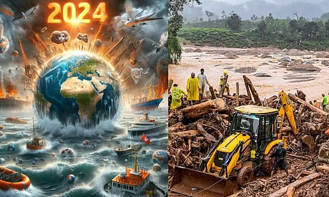 2024 ரீவைண்ட்: புயல் வெள்ளம் முதல் வெப்ப அலை வரை.. உலகம் சந்தித்த இயற்கைப் பேரழிவுகள் - மீள்பார்வை