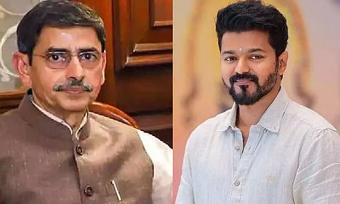 பரபரப்பான அரசியல் சூழலில் கவர்னரை சந்தித்தார் விஜய்