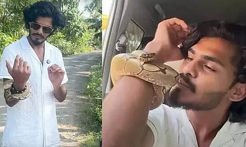 மலைப்பாம்புடன் போஸ் கொடுத்த விவகாரம்: யூடியூபர் TTF வாசன் வீட்டில் வனத்துறையினர்  சோதனை