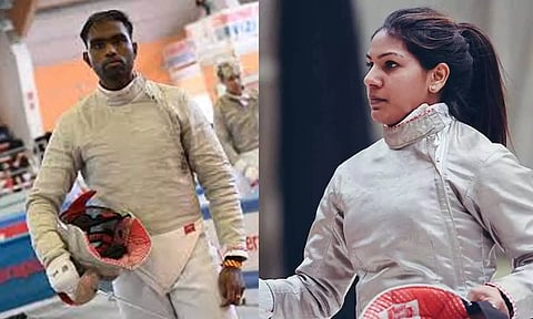 தேசிய சீனியர் வாள் வீச்சுப் போட்டி: தமிழத்தை சேர்ந்த கிஷோ நிதி, பவானி தேவி தங்கப்பதக்கம் வென்று அசத்தல்