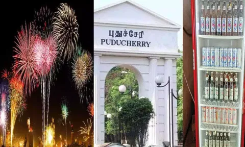 புத்தாண்டு கொண்டாட்டம்- புதுச்சேரியில் ரூ.50 கோடிக்கு மது விற்பனை