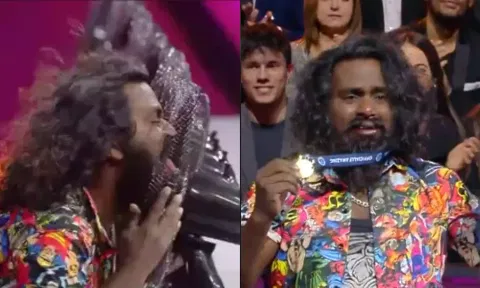 VIDEO: சுழலும் 57 மின்விசிறிகளை 1 நிமிடத்தில் நாக்கால் நிறுத்தி கின்னஸ் சாதனை படைத்த இந்தியர்