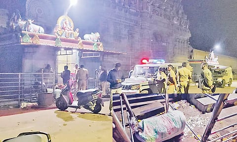 கோவில் உண்டியலை உடைத்து திருடிய 3 பேரை உடனே மடக்கி பிடித்த போலீசார்
