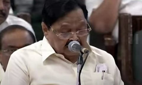 உரையை புறக்கணித்த ஆளுநர்- சட்டசபையில் தீர்மானம் கொண்டு வந்தார் துரைமுருகன்