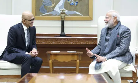 இந்தியாவில் 3 பில்லியன் டாலர் முதலீடு செய்யும் மைக்ரோசாப்ட்.. 1 கோடி பேருக்கு பயிற்சி