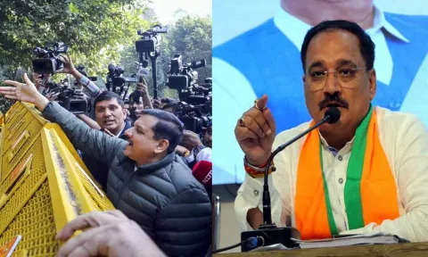 ஷீஷ் மஹாலை பார்க்க சென்றது ஊழலில் இருந்து திசை திருப்புவதற்கான ஆம் ஆத்மியின் டிராமா: பாஜக
